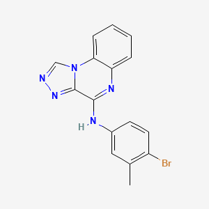 N-(4-bromo-3-methylphenyl)[1,2,4]triazolo[4,3-a]quinoxalin-4-amine