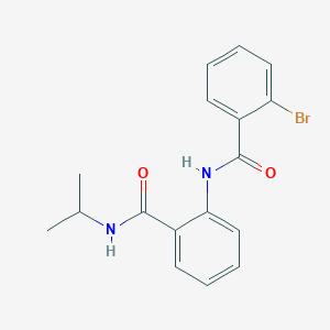 2-bromo-N-{2-[(isopropylamino)carbonyl]phenyl}benzamide