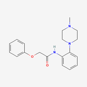 N-[2-(4-methyl-1-piperazinyl)phenyl]-2-phenoxyacetamide