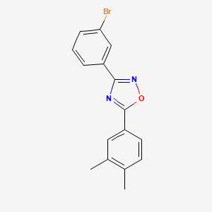 3-(3-bromophenyl)-5-(3,4-dimethylphenyl)-1,2,4-oxadiazole