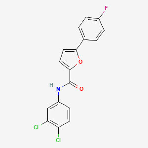 N-(3,4-dichlorophenyl)-5-(4-fluorophenyl)-2-furamide