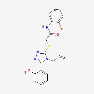 2-{[4-allyl-5-(2-hydroxyphenyl)-4H-1,2,4-triazol-3-yl]thio}-N-(2-bromophenyl)acetamide