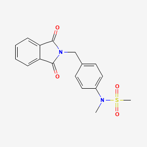 N-{4-[(1,3-dioxo-1,3-dihydro-2H-isoindol-2-yl)methyl]phenyl}-N-methylmethanesulfonamide