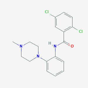 2,5-dichloro-N-[2-(4-methyl-1-piperazinyl)phenyl]benzamide