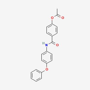 4-{[(4-phenoxyphenyl)amino]carbonyl}phenyl acetate