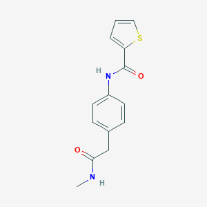 N-(4-(2-(methylamino)-2-oxoethyl)phenyl)thiophene-2-carboxamide