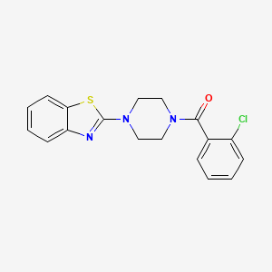 2-[4-(2-CHLOROBENZOYL)PIPERAZIN-1-YL]-1,3-BENZOTHIAZOLE