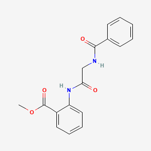 methyl 2-[(N-benzoylglycyl)amino]benzoate