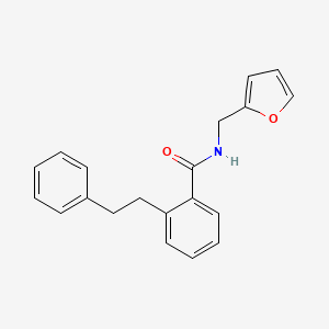 N-(2-furylmethyl)-2-(2-phenylethyl)benzamide