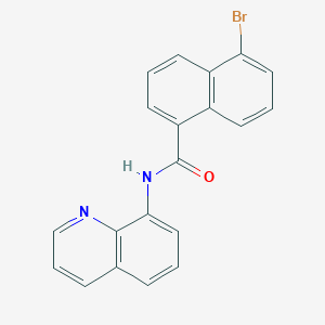 5-bromo-N-8-quinolinyl-1-naphthamide