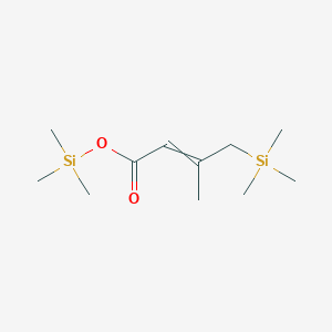 B034984 Trimethylsilyl 3-methyl-4-(trimethylsilyl)but-2-enoate CAS No. 109751-82-8