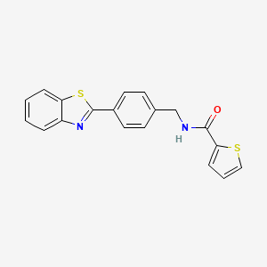 N-[4-(1,3-benzothiazol-2-yl)benzyl]-2-thiophenecarboxamide