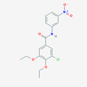 3-chloro-4,5-diethoxy-N-(3-nitrophenyl)benzamide