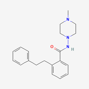 N-(4-methyl-1-piperazinyl)-2-(2-phenylethyl)benzamide