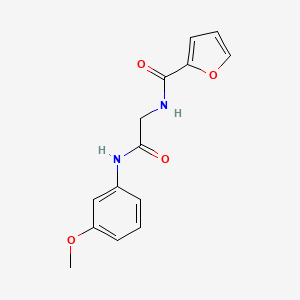 N-{2-[(3-methoxyphenyl)amino]-2-oxoethyl}-2-furamide