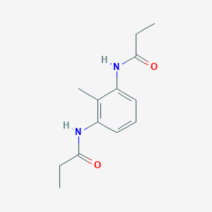 N-[2-methyl-3-(propanoylamino)phenyl]propanamide