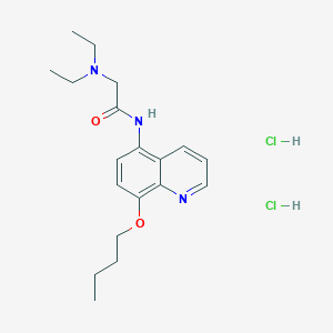 B034992 Acetamide, N-(8-butoxy-5-quinolyl)-2-(diethylamino)-, dihydrochloride CAS No. 19655-31-3