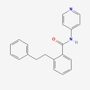 molecular formula C20H18N2O B3499261 2-(2-phenylethyl)-N-4-pyridinylbenzamide 