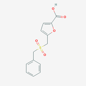 B034993 5-[(Benzylsulfonyl)methyl]-2-furoic acid CAS No. 100397-64-6
