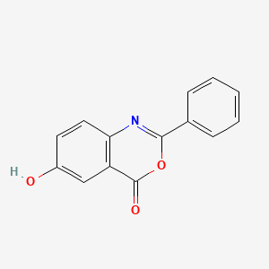 molecular formula C14H9NO3 B3499337 6-hydroxy-2-phenyl-4H-3,1-benzoxazin-4-one 