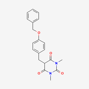 5-[4-(benzyloxy)benzyl]-1,3-dimethyl-2,4,6(1H,3H,5H)-pyrimidinetrione