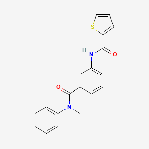 molecular formula C19H16N2O2S B3499659 N-(3-{[methyl(phenyl)amino]carbonyl}phenyl)-2-thiophenecarboxamide 