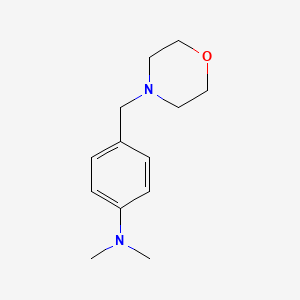 molecular formula C13H20N2O B3499668 N,N-dimethyl-4-(4-morpholinylmethyl)aniline CAS No. 16158-90-0