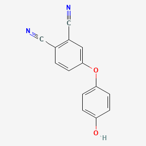 molecular formula C14H8N2O2 B3499726 4-(4-羟基苯氧基)邻苯二甲腈 