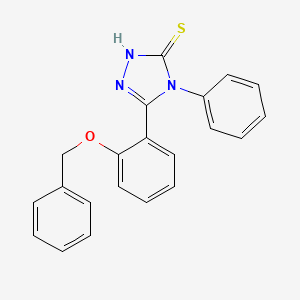 5-[2-(benzyloxy)phenyl]-4-phenyl-4H-1,2,4-triazole-3-thiol