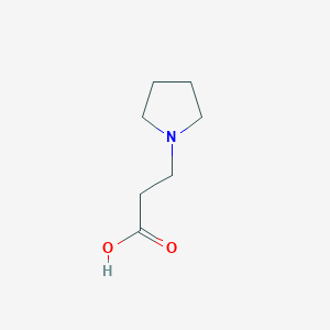 molecular formula C7H13NO2 B350015 3-(Pyrrolidin-1-yl)propanoic acid CAS No. 76234-38-3