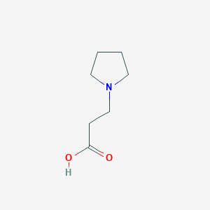 molecular formula C7H13NO2 B350015 3-(ピロリジン-1-イル)プロパン酸 CAS No. 76234-38-3