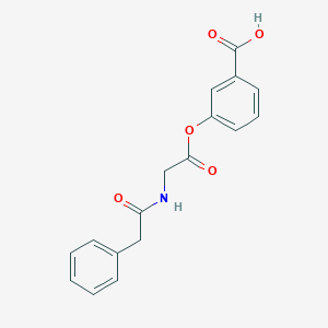 B035005 3-(((Phenylacetyl)glycyl)oxy)benzoic acid CAS No. 108695-68-7