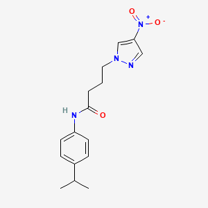 N-(4-isopropylphenyl)-4-(4-nitro-1H-pyrazol-1-yl)butanamide