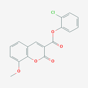 2-chlorophenyl 8-methoxy-2-oxo-2H-chromene-3-carboxylate