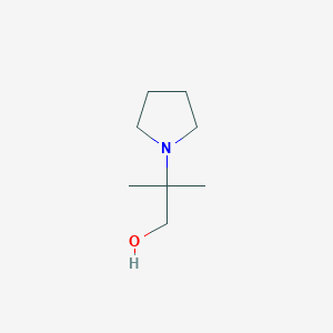 B035009 2-Methyl-2-(pyrrolidin-1-yl)propan-1-ol CAS No. 101258-96-2