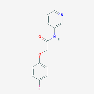 molecular formula C13H11FN2O2 B350122 2-(4-fluorophenoxy)-N-pyridin-3-ylacetamide CAS No. 447455-37-0