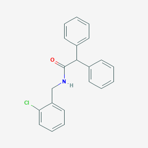 molecular formula C21H18ClNO B350136 N-(2-chlorobenzyl)-2,2-diphenylacetamide CAS No. 443636-12-2