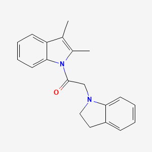 1-(2,3-dihydro-1H-indol-1-ylacetyl)-2,3-dimethyl-1H-indole