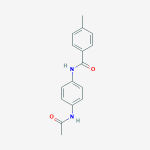 molecular formula C16H16N2O2 B350175 N-[4-(acetylamino)phenyl]-4-methylbenzamide CAS No. 316133-79-6