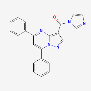 3-(1H-imidazol-1-ylcarbonyl)-5,7-diphenylpyrazolo[1,5-a]pyrimidine