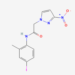 N-(4-iodo-2-methylphenyl)-2-(3-nitro-1H-pyrazol-1-yl)acetamide