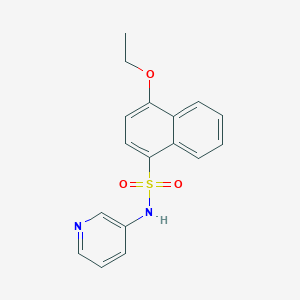 molecular formula C17H16N2O3S B350214 4-ethoxy-N-pyridin-3-ylnaphthalene-1-sulfonamide CAS No. 313402-55-0