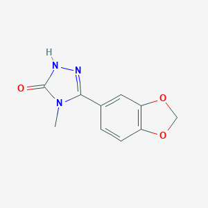 3H-1,2,4-Triazol-3-one, 2,4-dihydro-5-(1,3-benzodioxol-5-yl)-4-methyl-