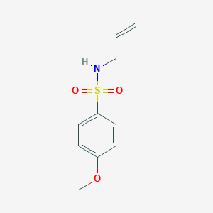 molecular formula C10H13NO3S B350222 4-methoxy-N-(prop-2-en-1-yl)benzene-1-sulfonamide CAS No. 34954-40-0