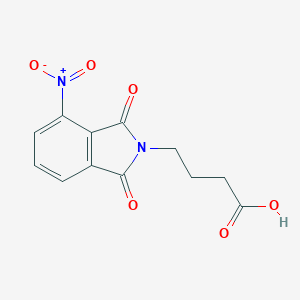 molecular formula C12H10N2O6 B350225 4-(4-nitro-1,3-dioxo-1,3-dihydro-2H-isoindol-2-yl)butanoic acid CAS No. 10264-75-2