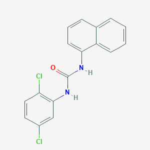 molecular formula C17H12Cl2N2O B3502325 N-(2,5-dichlorophenyl)-N'-1-naphthylurea 