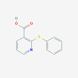 molecular formula C12H9NO2S B350237 2-(Phenylthio)nicotinic acid CAS No. 35620-72-5
