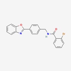 N-[4-(1,3-benzoxazol-2-yl)benzyl]-2-bromobenzamide