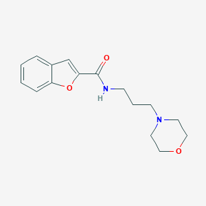 molecular formula C16H20N2O3 B350253 N-[3-(morpholin-4-yl)propyl]-1-benzofuran-2-carboxamide CAS No. 326610-55-3