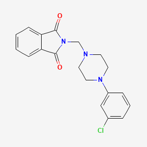 2-{[4-(3-chlorophenyl)-1-piperazinyl]methyl}-1H-isoindole-1,3(2H)-dione